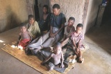 Edward e la sua famiglia in Malawi
