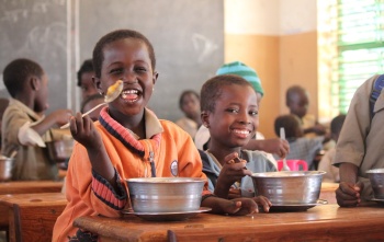 children at school in Benin