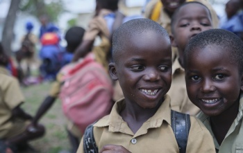Children at school in Zimbabwe