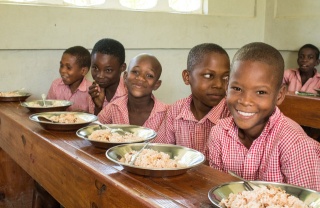 bambini ad Haiti