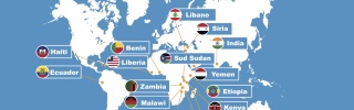 Mappa per la giornata mondiale alimentazione
