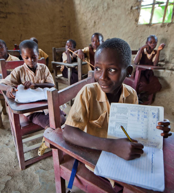 bambino in Malawi che studia