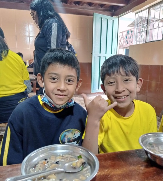 children in school in Ecuador