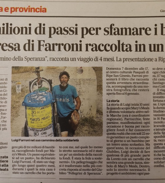 articolo giornale luigi