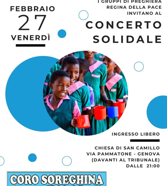 Locandina concerto alpini Genova 2026