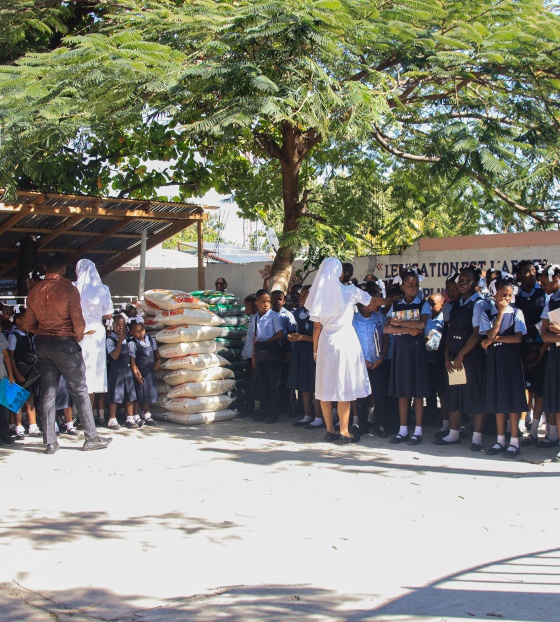 Cibo arrivato a scuola