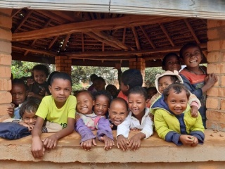 Bambini in Madagascar