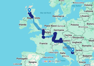 Cartina EUROMAN 2026