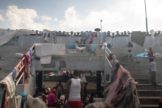 Campo sfollati Haiti