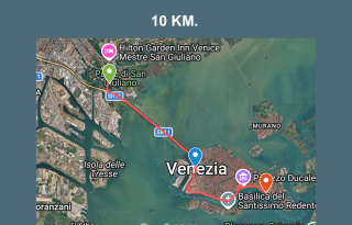 10 km percorso