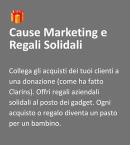 l.p. azienda Cause marketing e regali solidali (1)